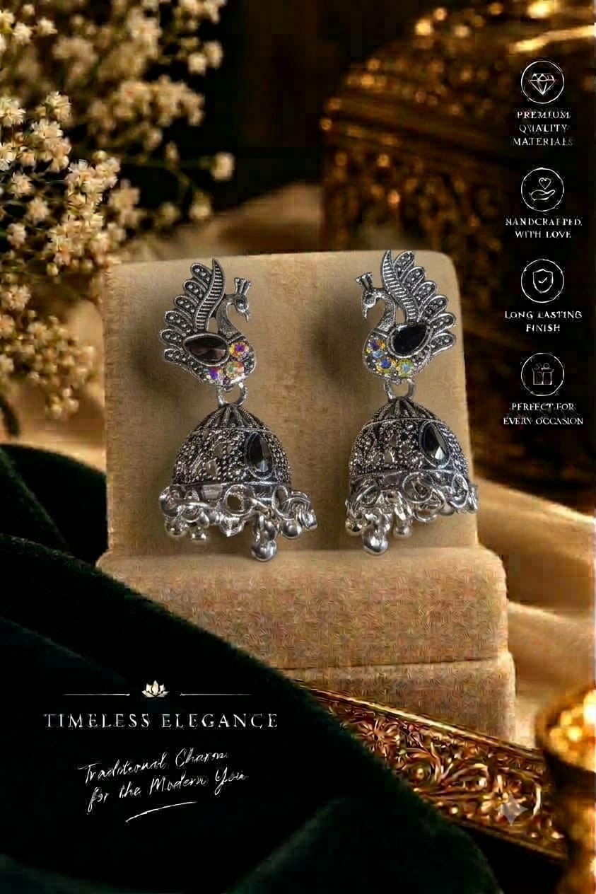 Noor Traditional Jhumka (12 Pair)