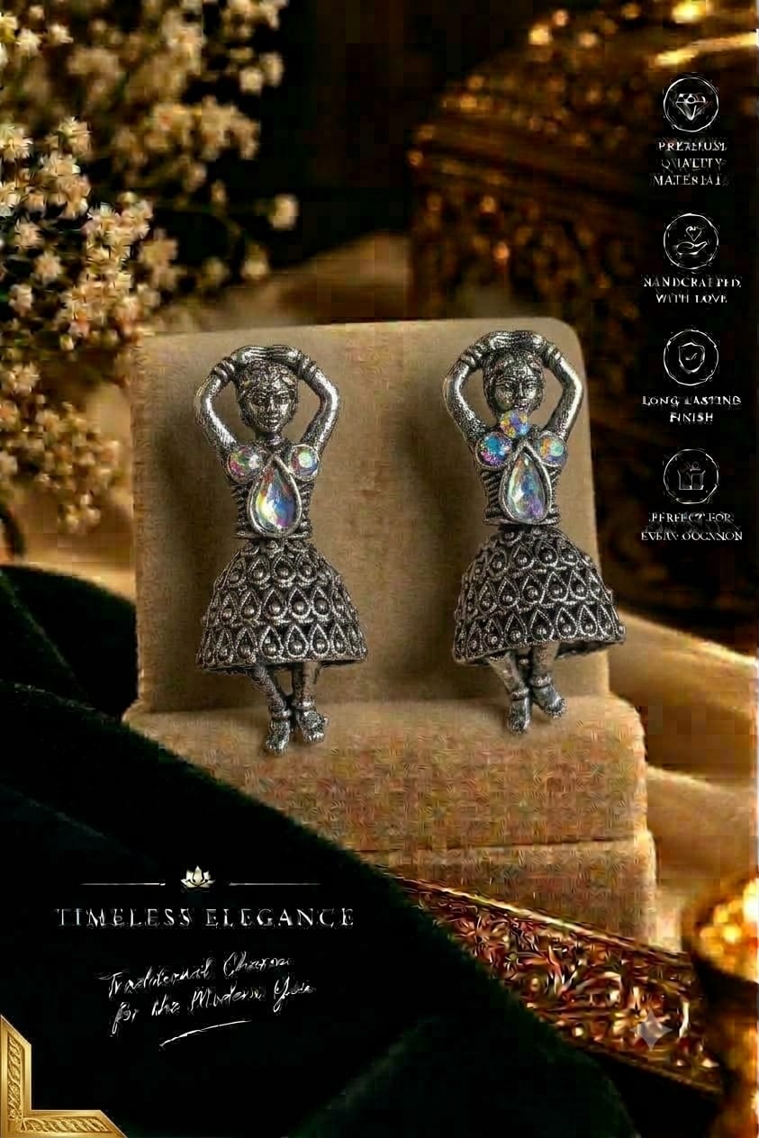 Noor Traditional Jhumka (12 Pair)
