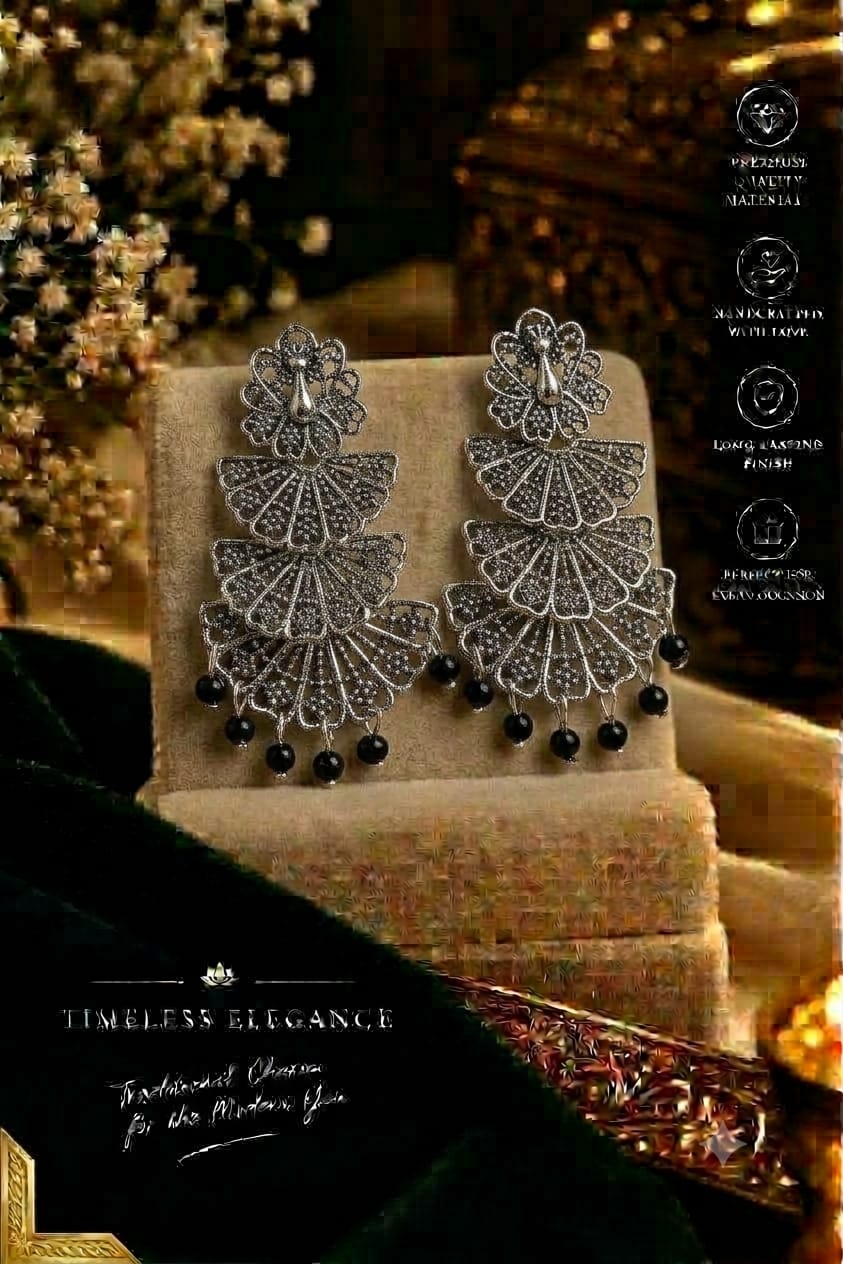 Noor Traditional Jhumka (12 Pair)