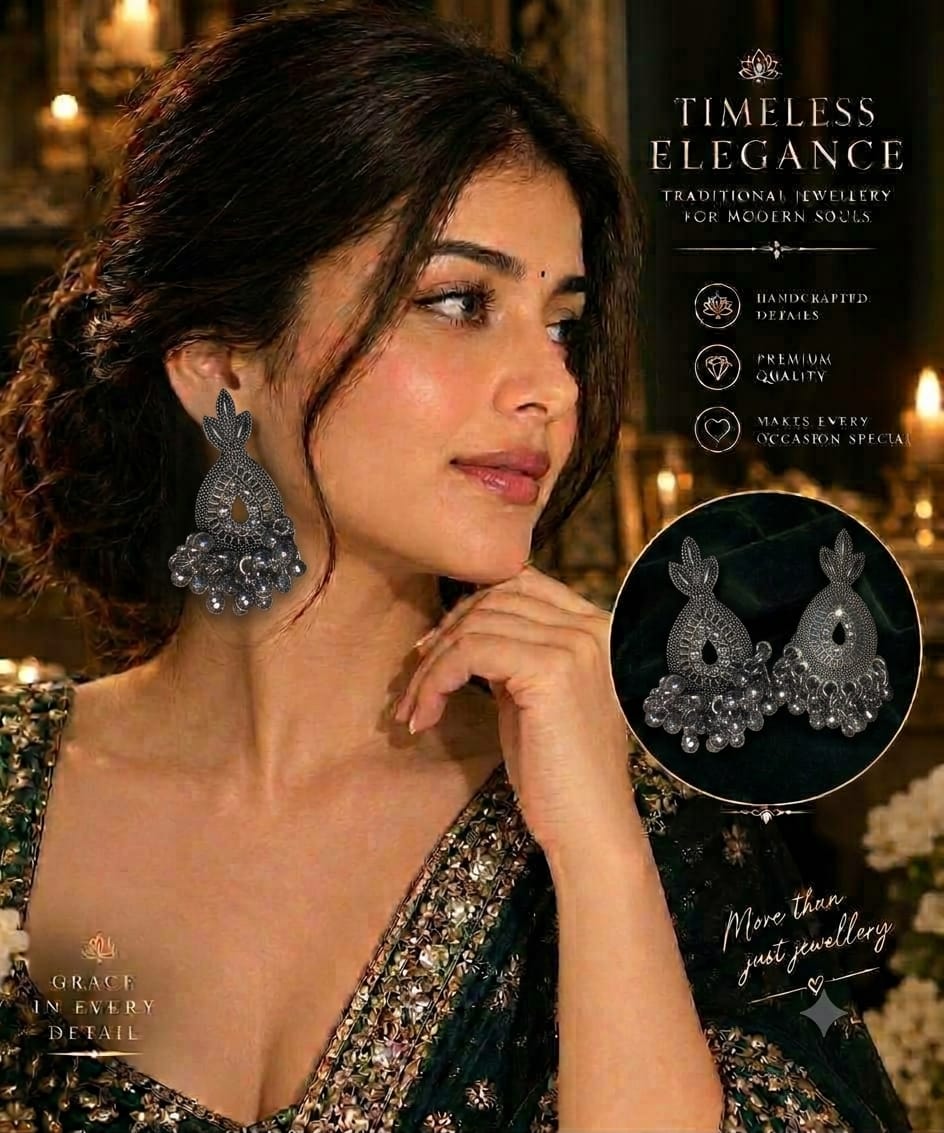 Noor Traditional Jhumka (12 Pair)
