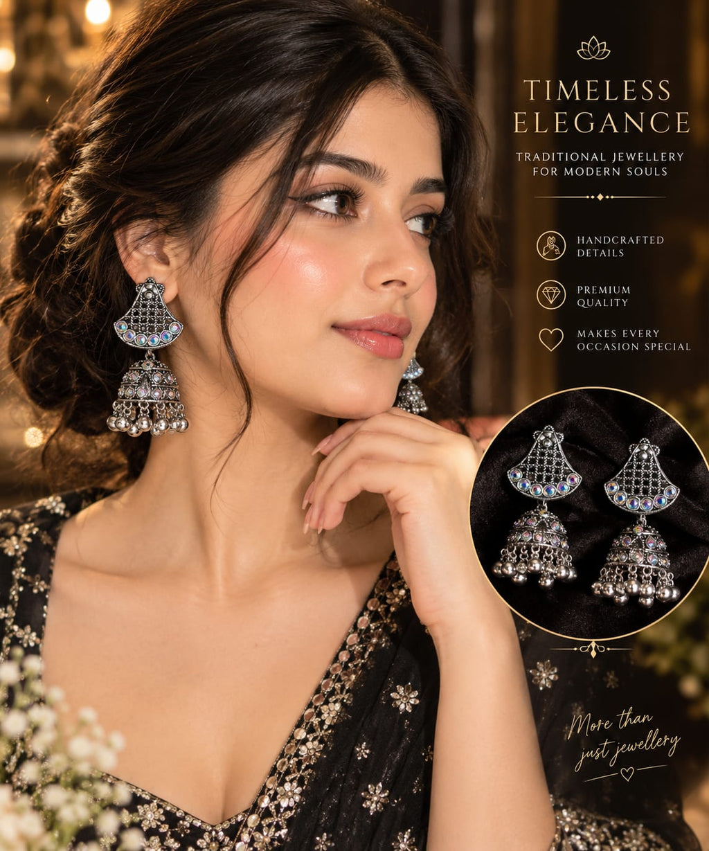 Noor Traditional Jhumka (12 Pair)