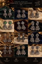 Noor Traditional Jhumka (12 Pair)