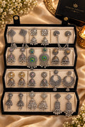 Daily Charm – 12 Pair Jhumka Set