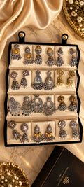 Elegant Charm – 12 Pair Jhumka Set